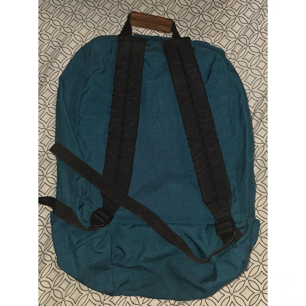 Teal emerald green classic jansport full size backpack bookbag purse bag tote!